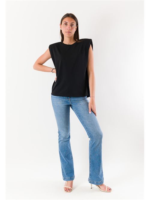 t-shirt spalline KONTATTO | YM3007FNERO