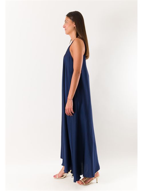 abito raso MESANGE ORO | 621176BLU SCURO