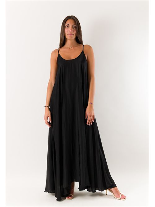 abito raso MESANGE ORO | 621176NERO