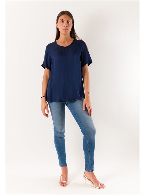 t-shirt raso MESANGE | 424219GALAXI BLU