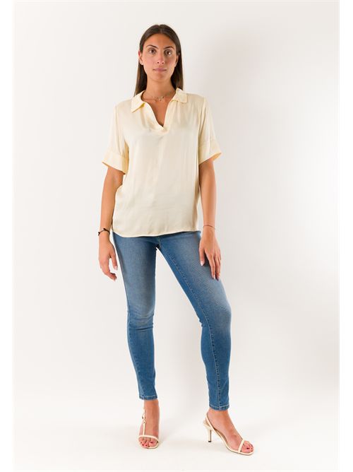 Maglia polo a maniche corte 425284 MESANGE | 425284PAGLIA