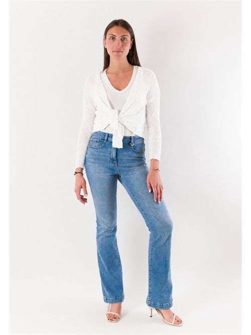 open cotton bolero A0383 MESANGE | A0383BIANCO