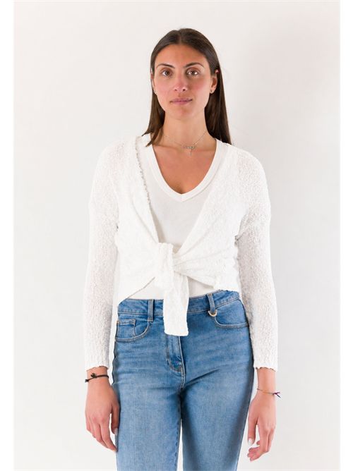 open cotton bolero A0383 MESANGE | A0383BIANCO