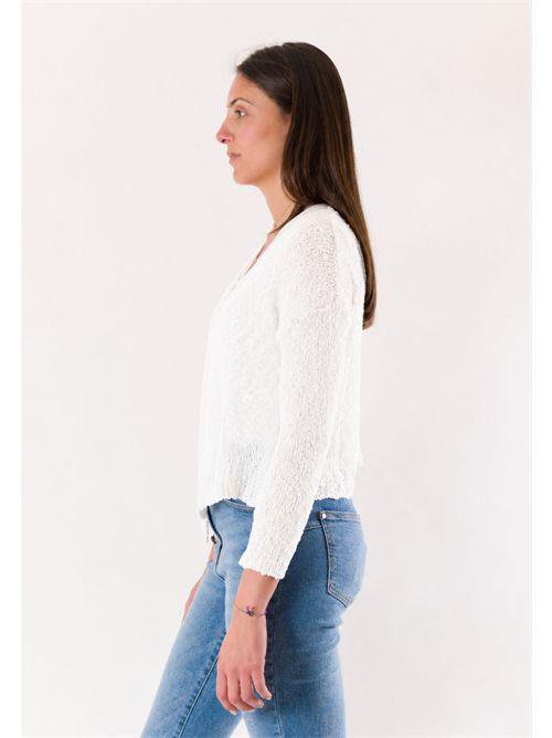 open cotton bolero A0383 MESANGE | A0383BIANCO