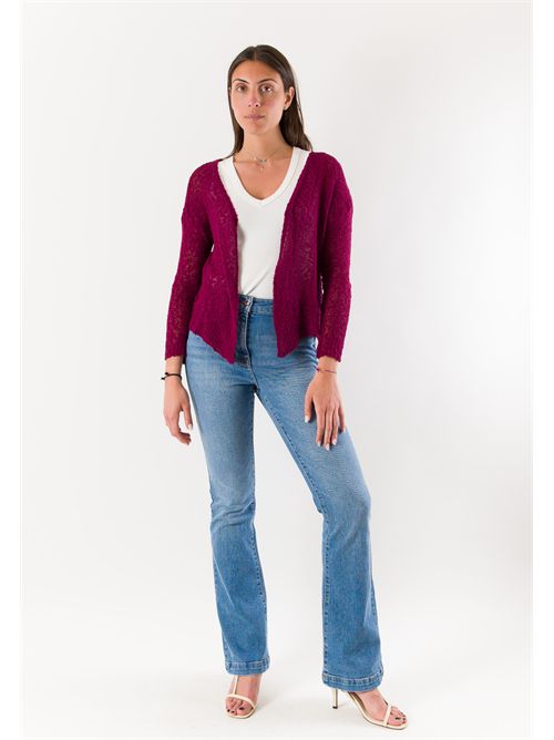 bolerino aperto in cotone A0383 MESANGE | A0383BORDEAUX