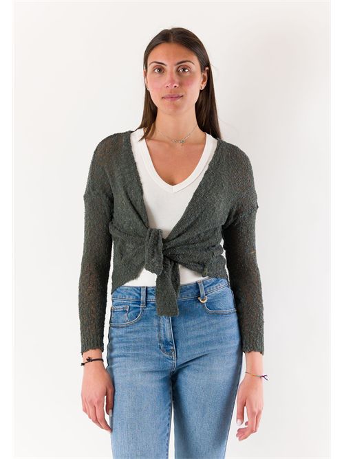 bolerino aperto in cotone A0383 MESANGE | A0383KAKI