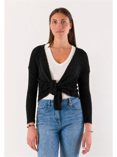 open cotton bolero A0383 MESANGE | A0383NERO