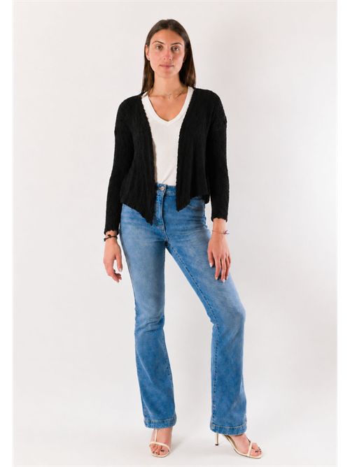 open cotton bolero A0383 MESANGE | A0383NERO