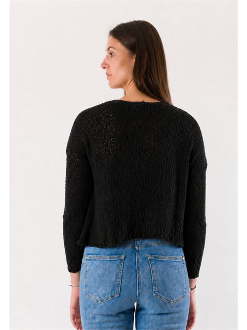open cotton bolero A0383 MESANGE | A0383NERO