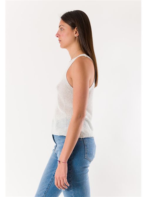 top traforato A3922 MESANGE | A3922BIANCO