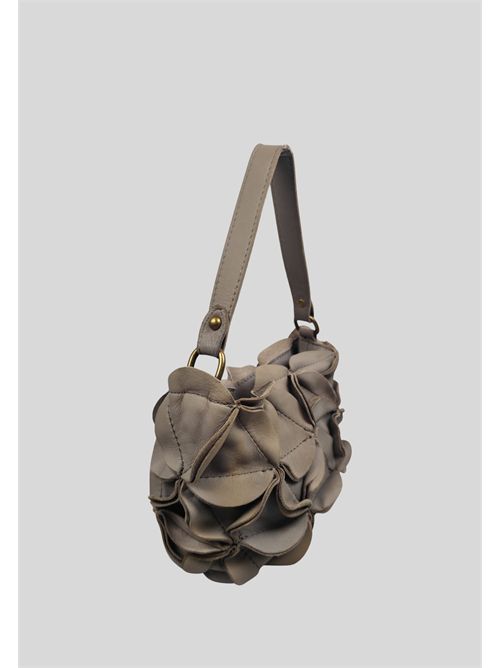 borsa in vera pelle lavorata AR080 MESANGE | AR080TAUPE