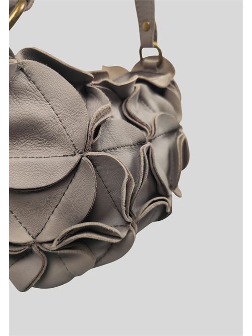borsa in vera pelle lavorata AR080 MESANGE | AR080TAUPE