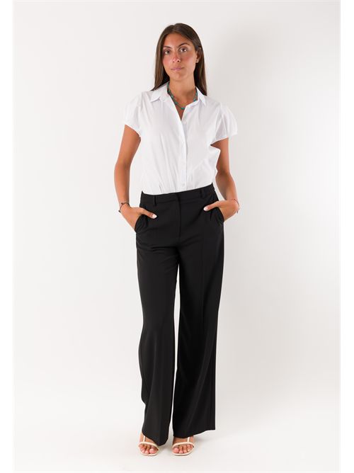 pantaloni palazzo PE25170 MESANGE | PE25170NERO
