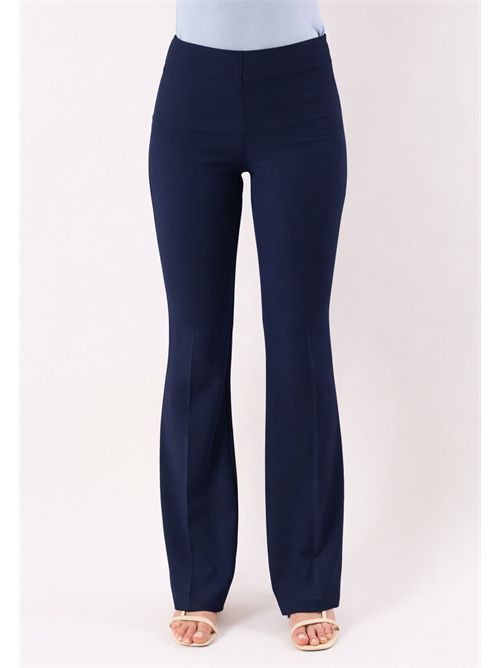 pantalone a zampa PE26004 MESANGE | PE26004BLU