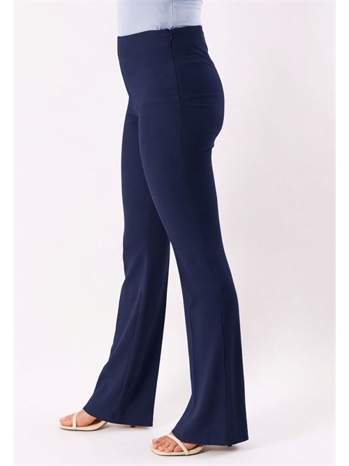 pantalone a zampa PE26004 MESANGE | PE26004BLU