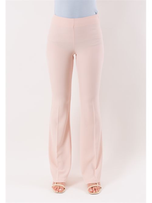 pantalone a zampa MESANGE | PE26004NUDE