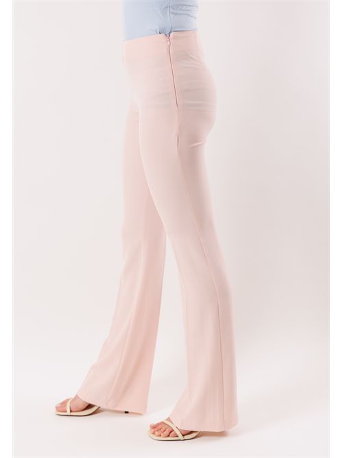 pantalone a zampa MESANGE | PE26004NUDE