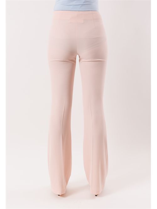 pantalone a zampa MESANGE | PE26004NUDE