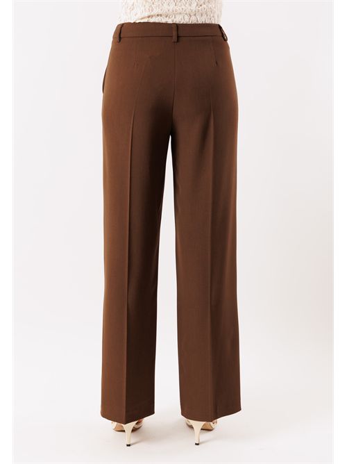 pantalone palazzo PE26089 MESANGE | PE26089MORO