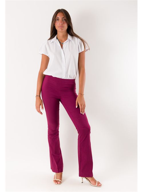 pantaloni bengalina a zampa PE26090 MESANGE | PE26090BACCA