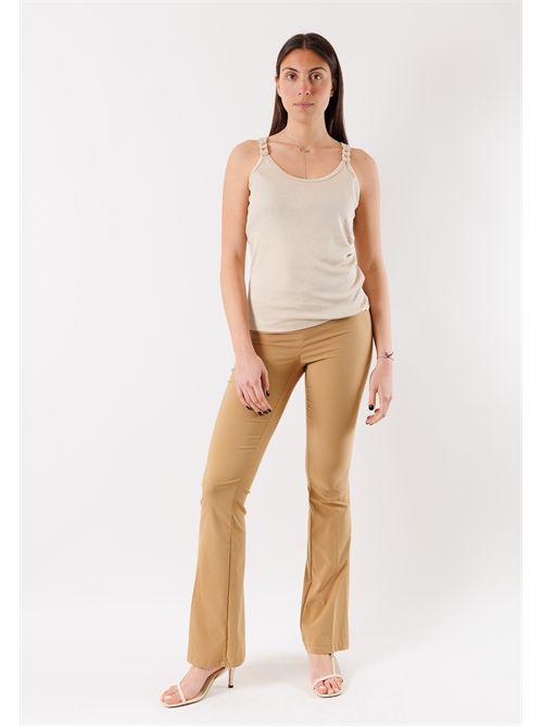 pantaloni bengalina a zampa PE26090 MESANGE | PE26090CAMMELLO