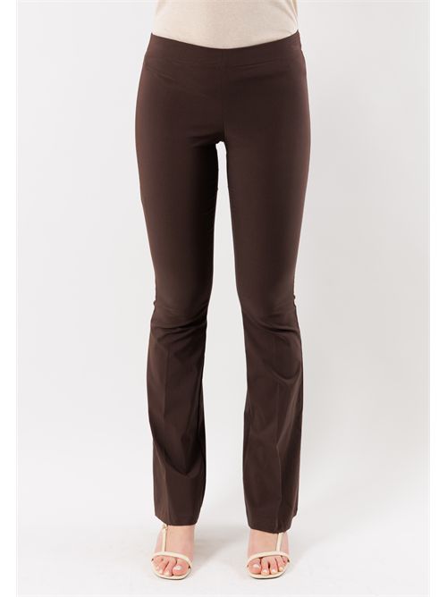 pantaloni bengalina a zampa PE26090 MESANGE | PE26090MORO