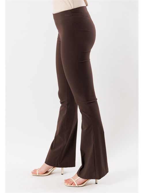 pantaloni bengalina a zampa PE26090 MESANGE | PE26090MORO