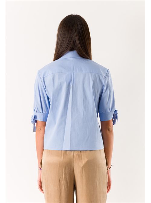 camicia fiocchi MESANGE | PE26130CIELO