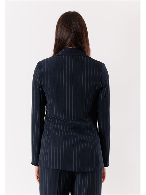 giacca gessata MESANGE | PE26133BLU