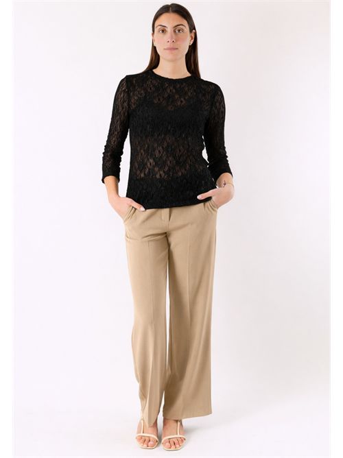 maglia in pizzo PE26142 MESANGE | PE26142NERO