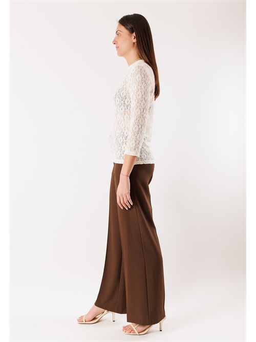 maglia in pizzo PE26142 MESANGE | PE26142PANNA