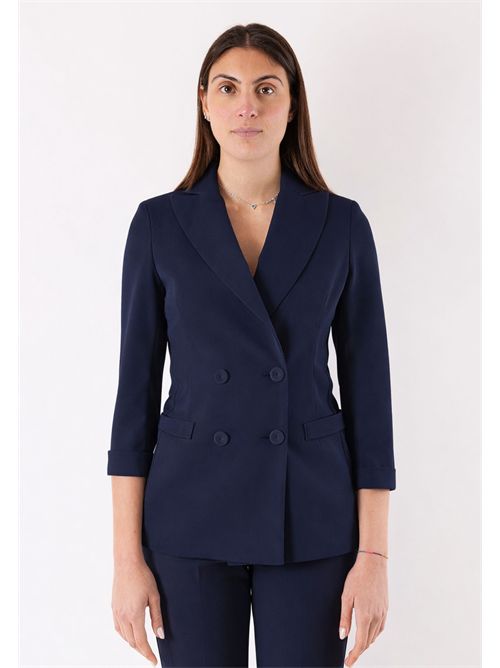 completo giacca d/petto pant zampa PE26167 MESANGE | PE26167BLU