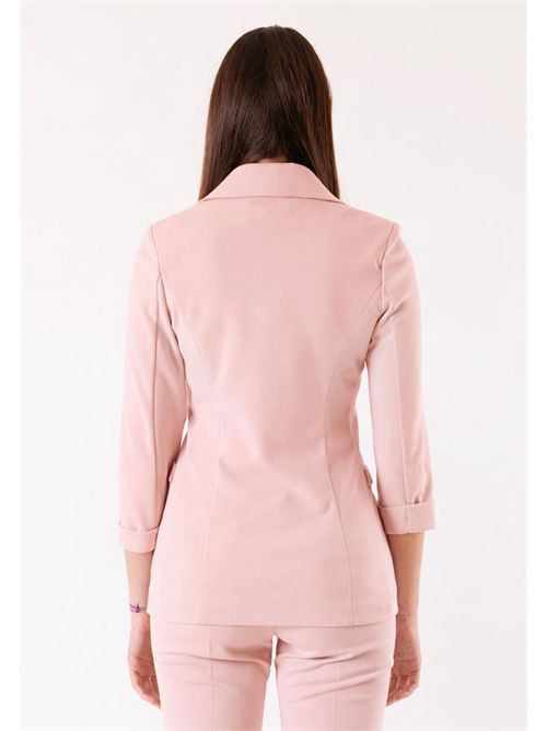 completo giacca d/petto pant zampa PE26167 MESANGE | PE26167NUDE