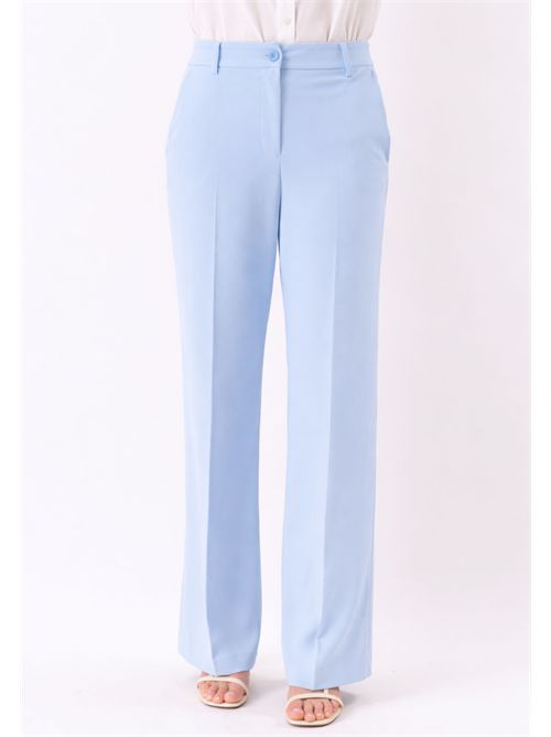 completo giacca m/petto pant palazzo PE26168 MESANGE | PE26168CIELO