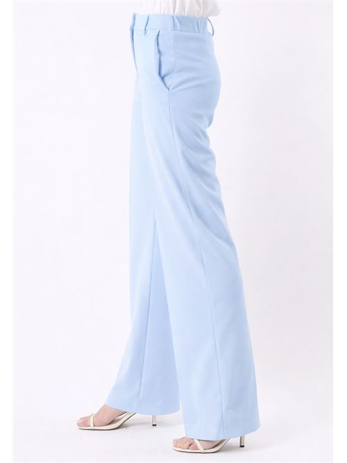 completo giacca m/petto pant palazzo PE26168 MESANGE | PE26168CIELO
