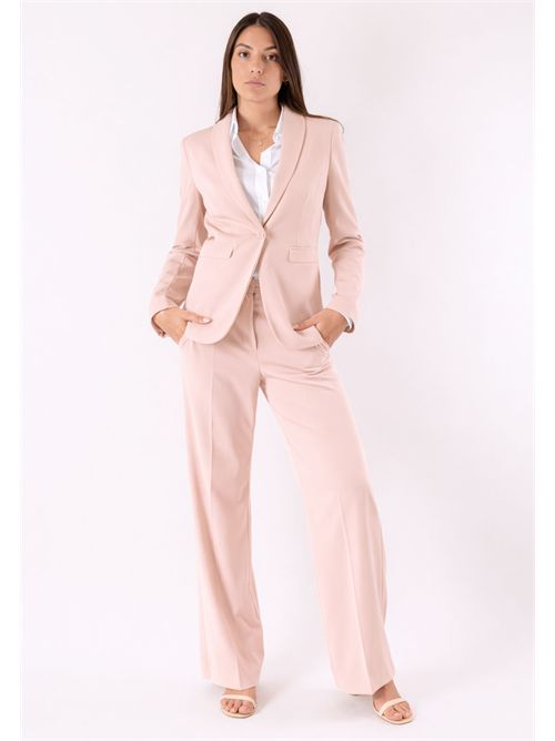 completo giacca m/petto pant palazzo PE26168 MESANGE | PE26168NUDE
