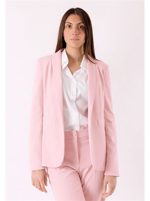 completo giacca m/petto pant palazzo PE26168 MESANGE | PE26168NUDE