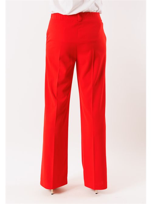 completo giacca m/petto pant palazzo PE26168 MESANGE | PE26168ROSSO