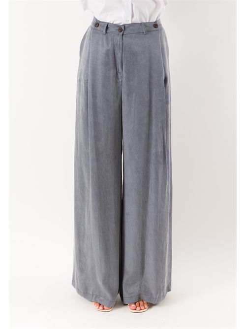 Pantaloni ampi in Tencel PE26186 MESANGE | PE26186GRIGIO