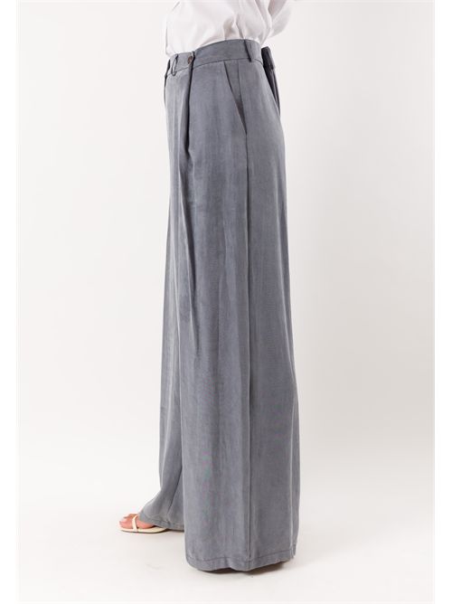 Pantaloni ampi in Tencel PE26186 MESANGE | PE26186GRIGIO