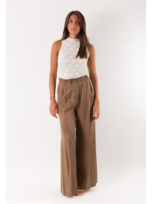 Pantaloni ampi in Tencel PE26186 MESANGE | PE26186MORO