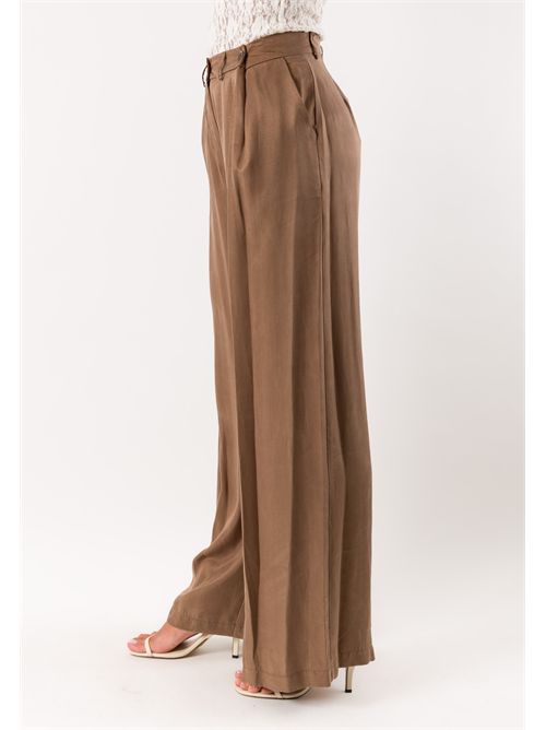 Pantaloni ampi in Tencel PE26186 MESANGE | PE26186MORO