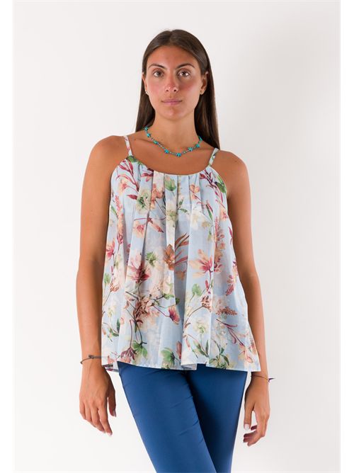 top fantasia floreale PE26220 MESANGE | PE26220CIELO
