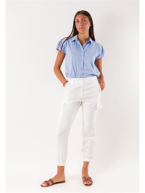 pant combact con elastico alla caviglia PE26251 MESANGE | PE26251BIANCO