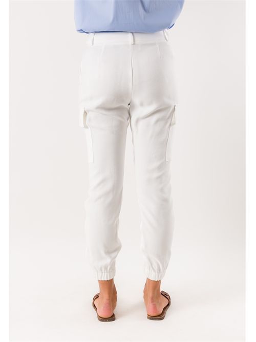 pant combact con elastico alla caviglia PE26251 MESANGE | PE26251BIANCO