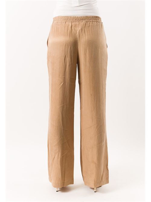 pantalone con elastico in vita PE26256 MESANGE | PE26256SABBIA