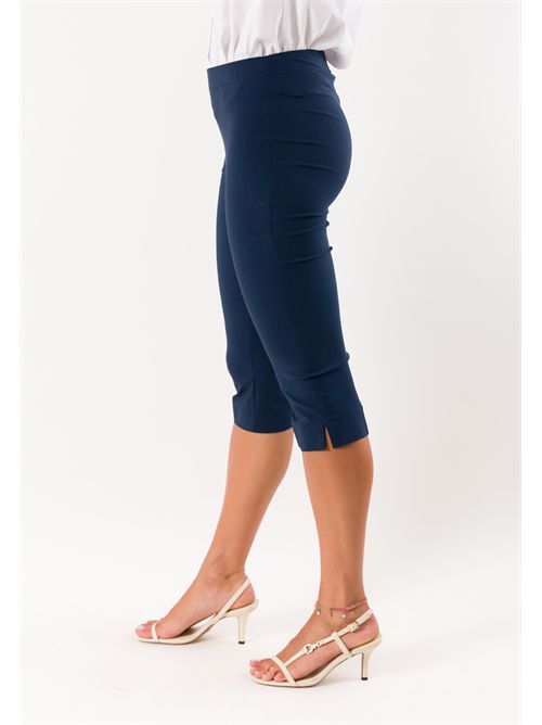 pantaloni bengalina pinocchietto PE26307 MESANGE | PE26307BLU