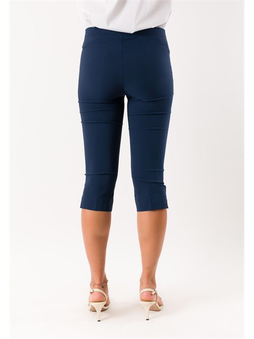 pantaloni bengalina pinocchietto PE26307 MESANGE | PE26307BLU