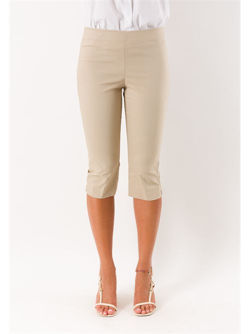 pantaloni bengalina pinocchietto PE26307 MESANGE | PE26307SABBIA