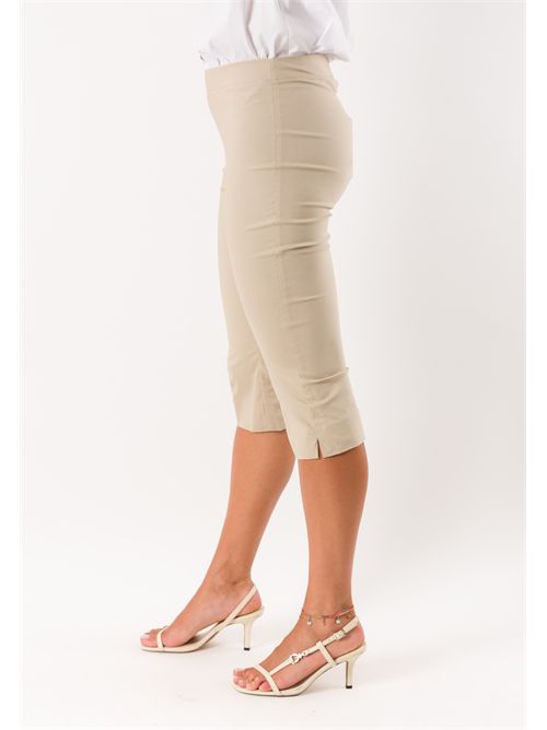 pantaloni bengalina pinocchietto PE26307 MESANGE | PE26307SABBIA